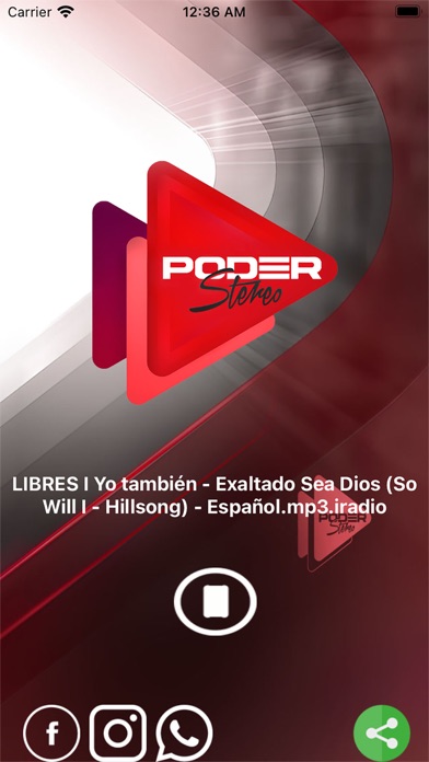 Poder Stereo Radio Cristiana Screenshot