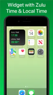 zulu time now - utc gmt clock iphone screenshot 2
