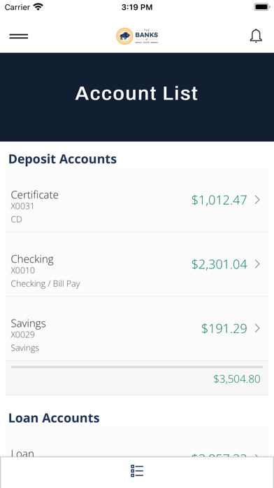 Buffalo Federal Bank Screenshot