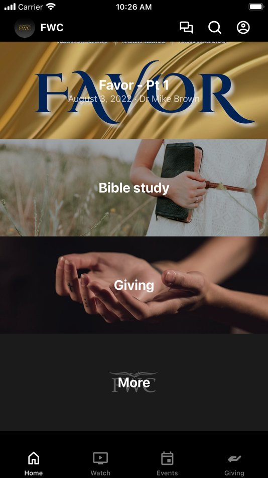 #1. FWC Branson (iOS) 由: FAITH AND WISDOM
