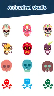 animated skulls iphone screenshot 1