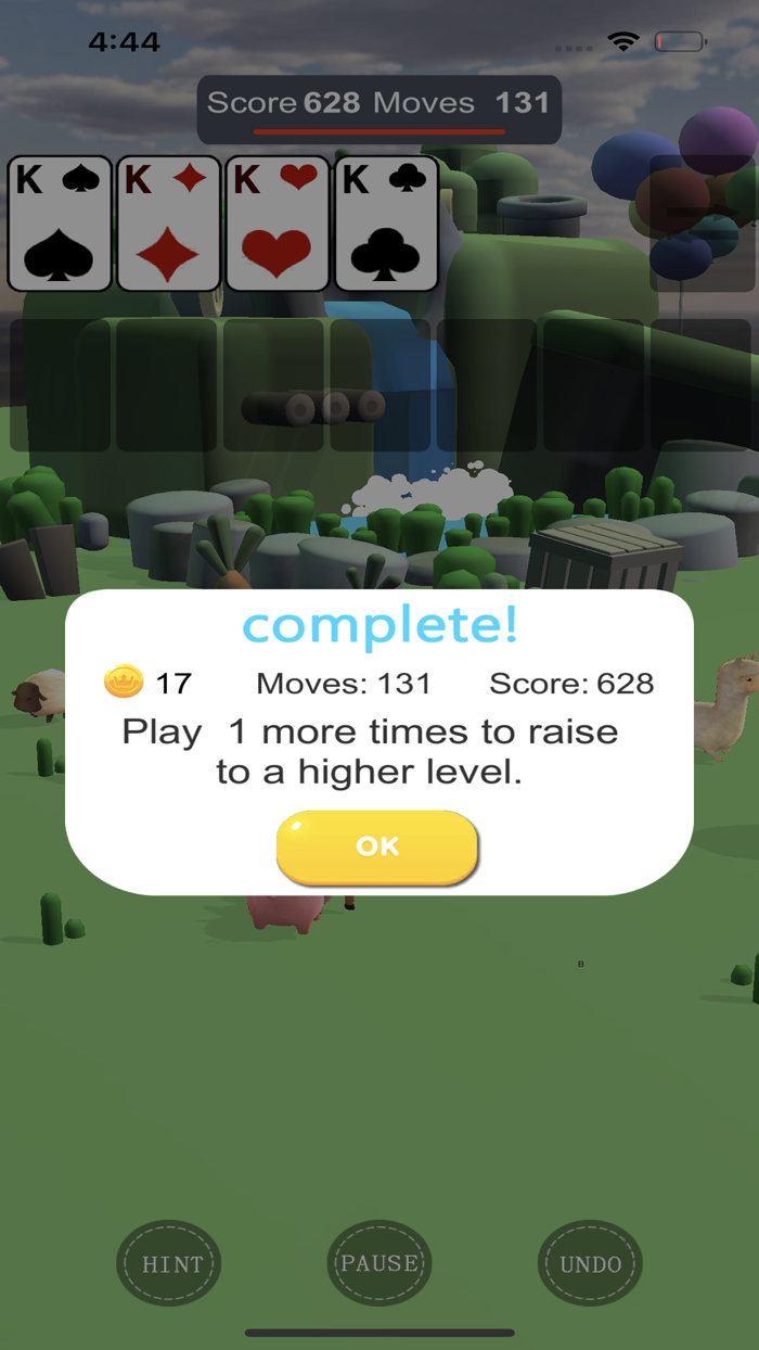 Solitaire 3D Cute Animals