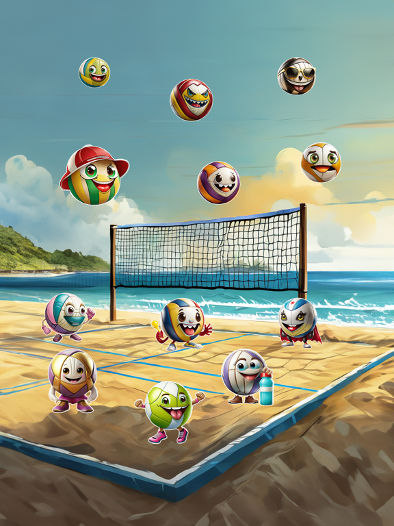 Screenshot #4 pour Volleyball Faces Stickers