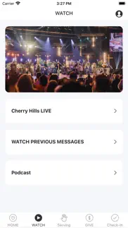 cherry hills community church iphone screenshot 2