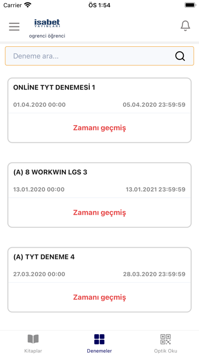 İsabet Öğrenci Screenshot