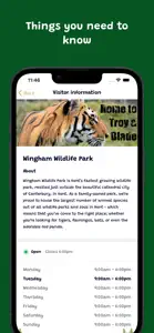 Wingham Wildlife Park screenshot #8 for iPhone