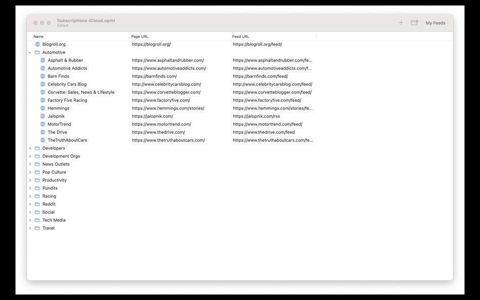Feed Curator (macOS) 由: Vincode, Inc Feed Curator (macOS) 由: Vincode, Inc