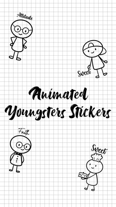 Animated Youngsters Stickers Screenshot