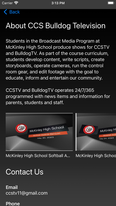 Cablecast Screenshot