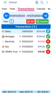mobill budget iphone screenshot 1