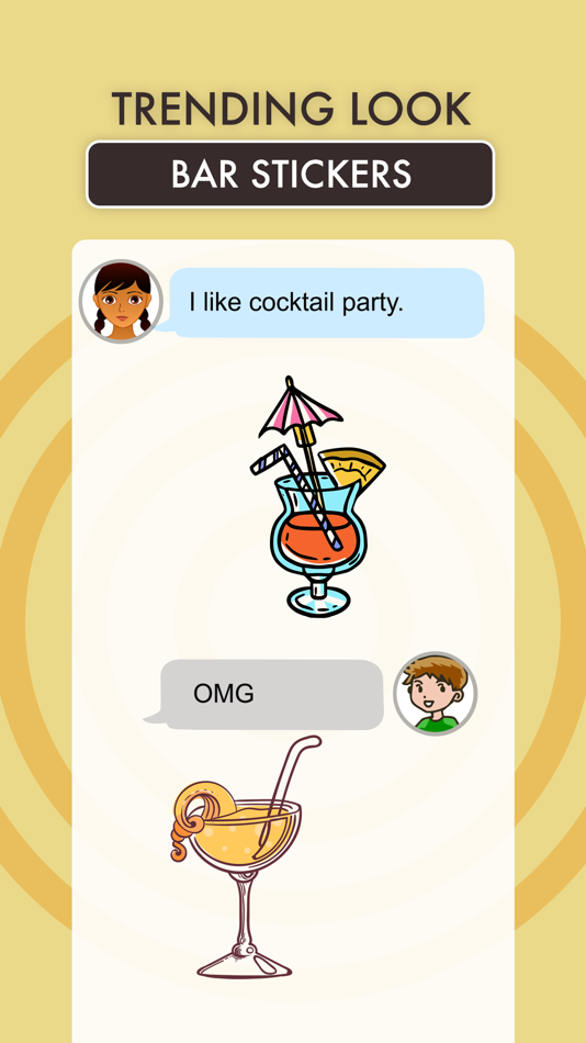 Cocktail Afterhours Bar Emojis - 1.2 - (iOS)