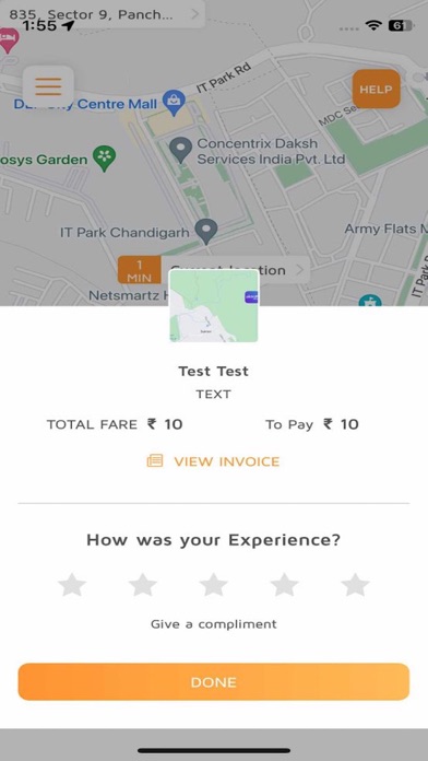 ALFA Cabs Screenshot