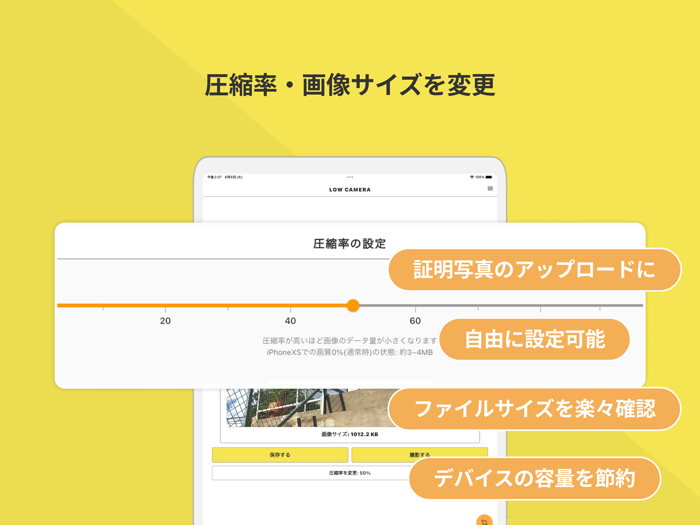 ローカメ データ圧縮カメラ