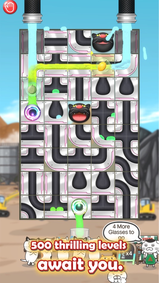 #5. Water Panic Juice:Slide Puzzle (iOS) Bởi: ACQUIRE Corp.
