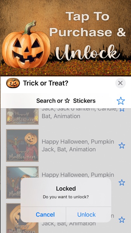 Trick or Treat? Stickers screenshot-5