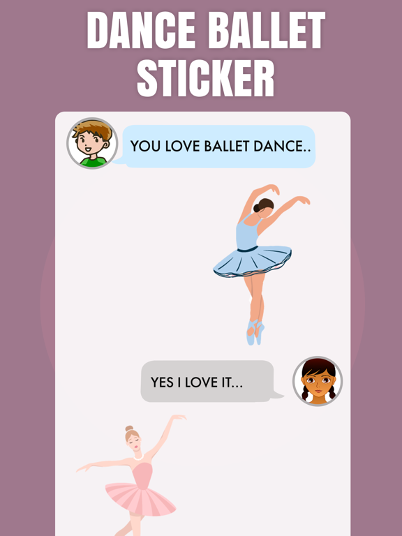 Screenshot #5 pour Dance Ballet Sticker Pack