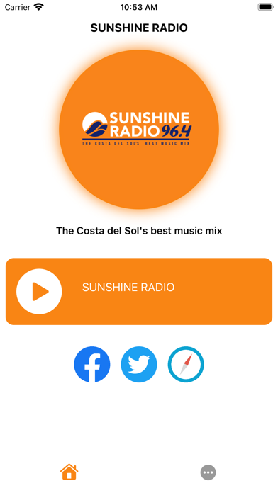 Sunshine Radio Costa Del Sol Screenshot