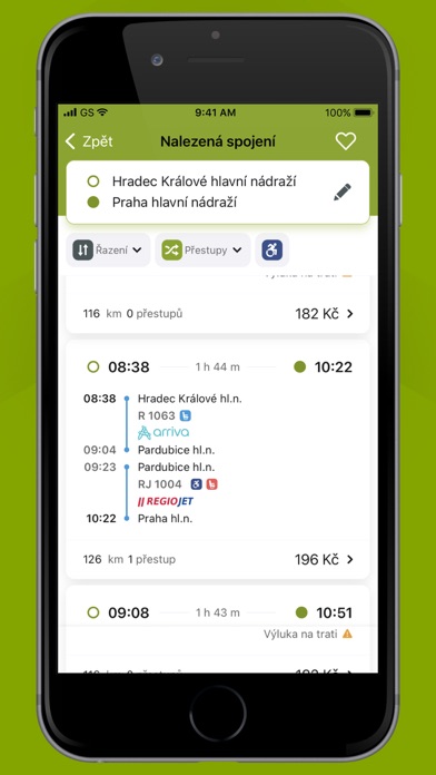 OneTicket – Jedna jízdenka Screenshot