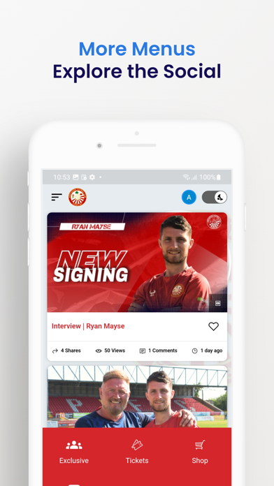 Portadown Football Club Screenshot