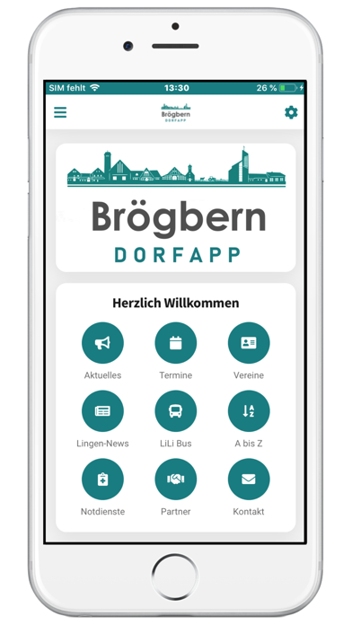 Broegbern Dorfapp Screenshot