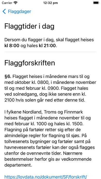 Flaggdager Screenshot
