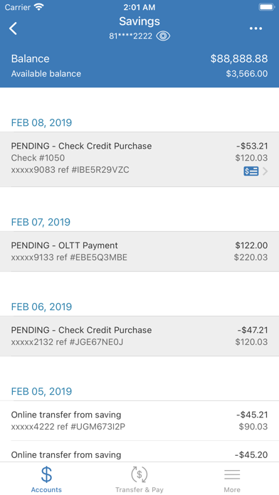 North Side Federal Savings Screenshot