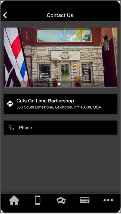 Cuts on lime barbershop Screenshot