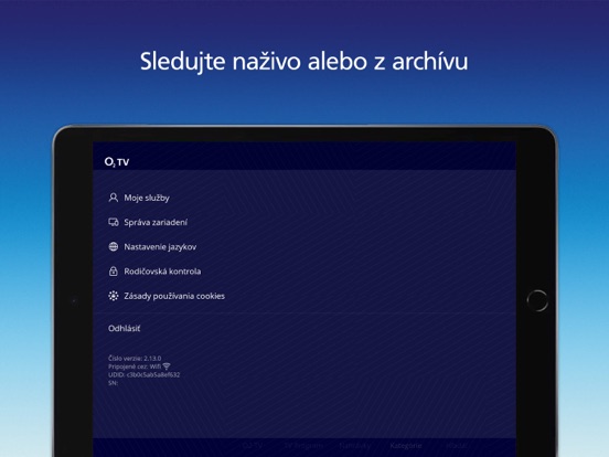 O2 TV SK aplikácia screenshot 4