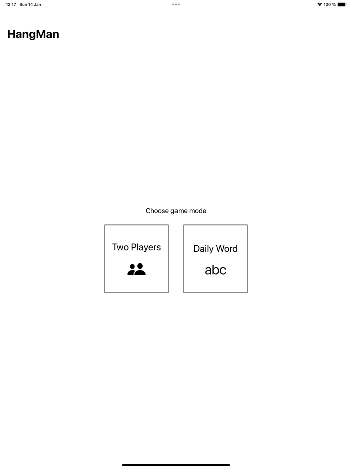 HangMan - A word game