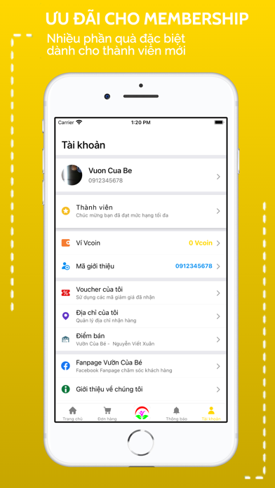 Vườn Của Bé - Siêu thị mẹ & bé Screenshot
