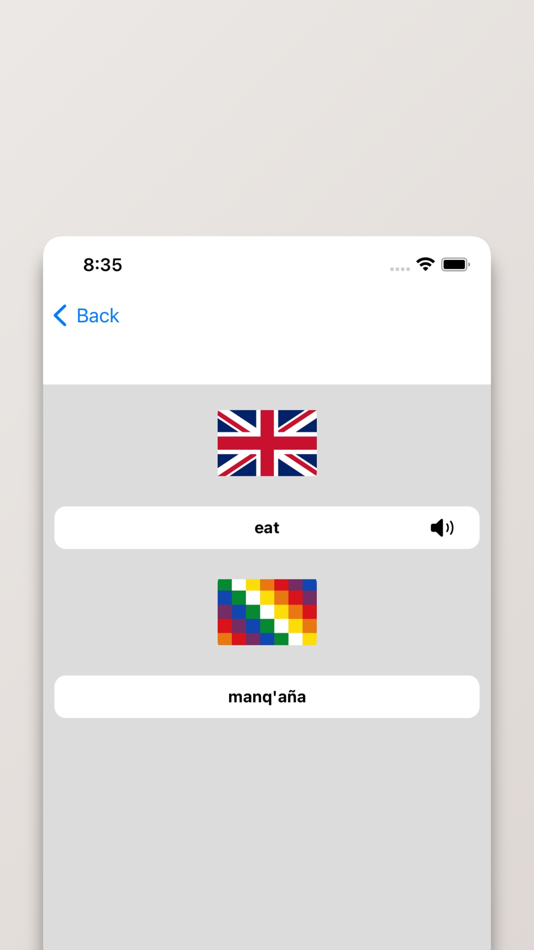 #2. Aymara-English Dictionary (iOS) Podle: FB PUBLISHING LLC