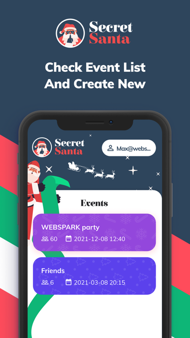 Secret Santa App Screenshot
