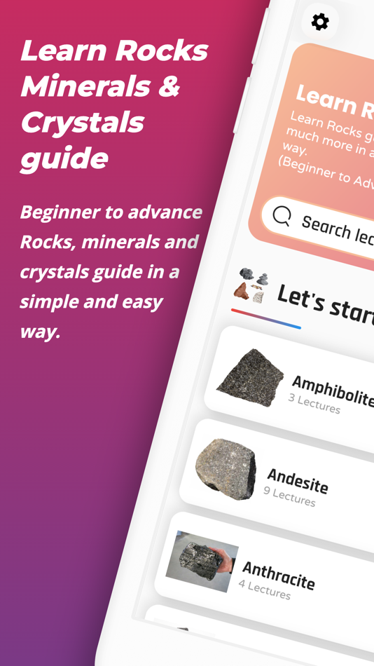 #1. Rocks, Minerals, Crsytal Guide (iOS) Podle: Muhammad Umair