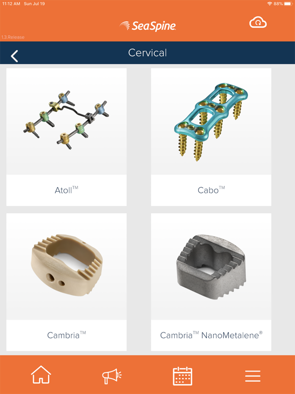 SeaSpine App iPad screenshot 2 - Medical app