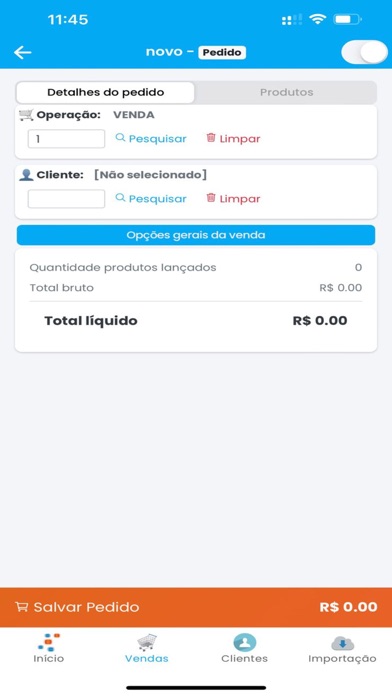 Nosso ERP Connect Screenshot