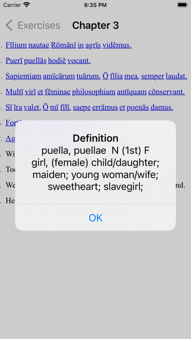 Principium Latin Screenshot