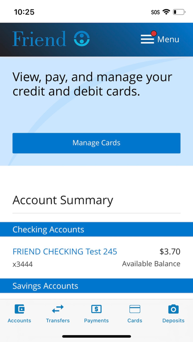 Friend Bank Screenshot