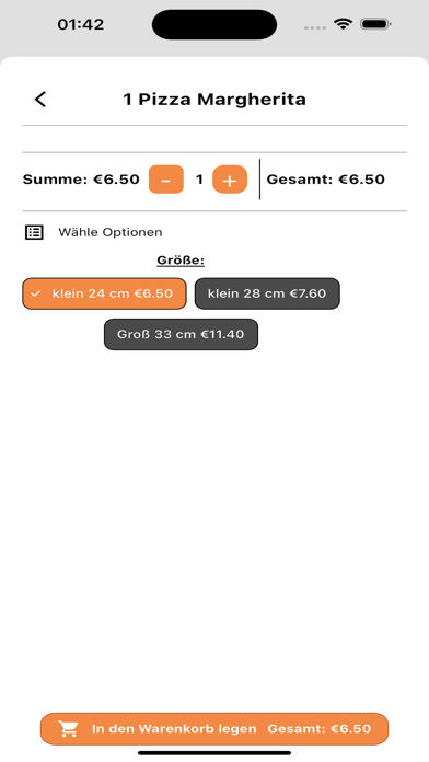 Pizzeria Milano-Barth Screenshot