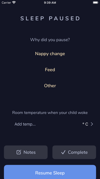 CORI Sleep Screenshot