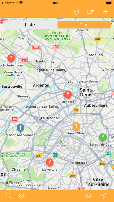 Screenshot #2 pour MyPlaces