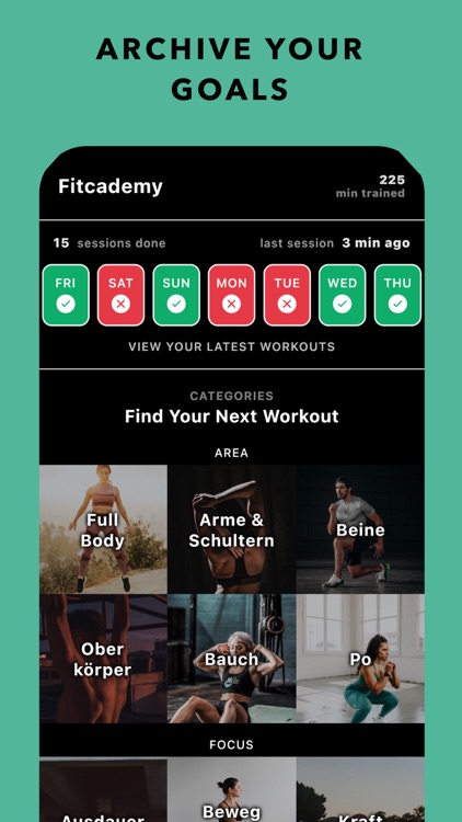 Fitcademy: Social Training App