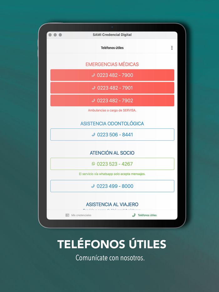 SAMI Credencial Digital