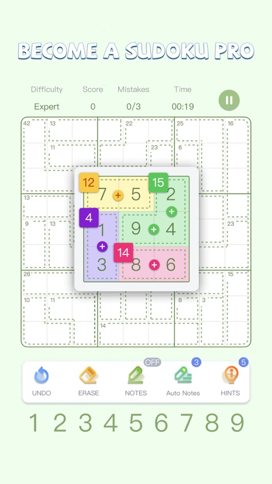 #3. Killer Sudoku Master-SumSudoku (iOS) 由: 振开 徐
