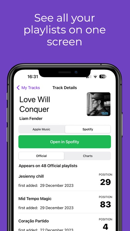 Playlist Alert App