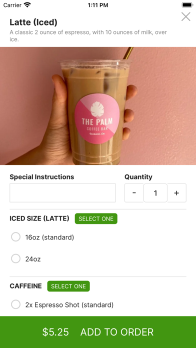 The Palm Coffee Bar Screenshot