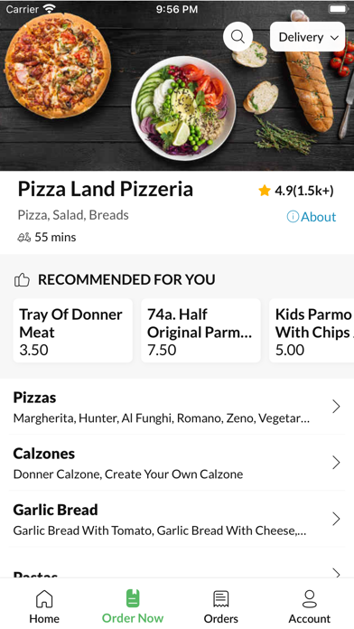 Pizza Land Pizzeria, Screenshot