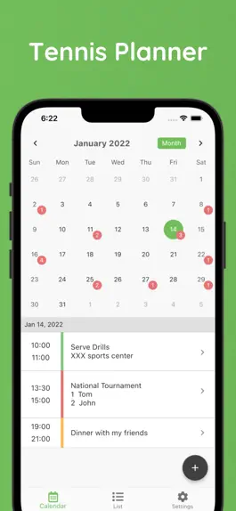 Game screenshot Tennis Schedule Planner mod apk