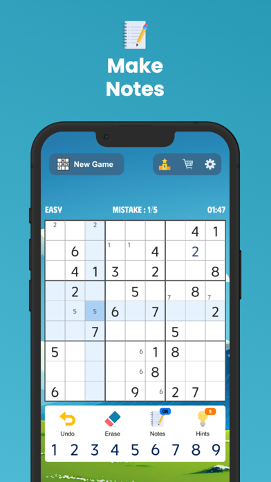 Sudoku - Logic Puzzleのおすすめ画像3