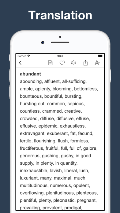 Screenshot #3 pour Moby Thesaurus - extended