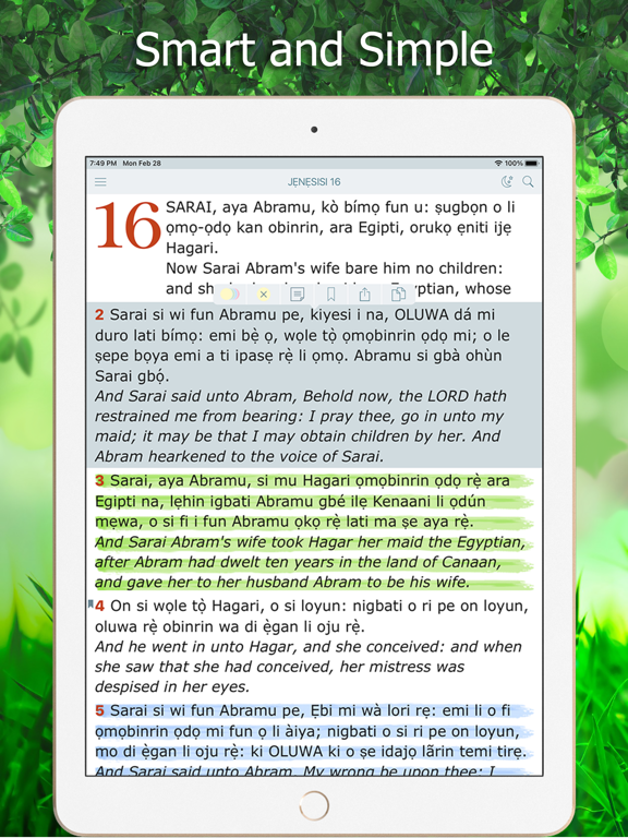 Screenshot #4 pour Yoruba Bible Holy Version KJV